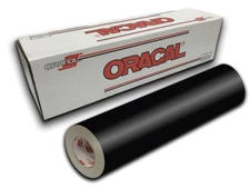 12" X 5yd - Black Gloss Oracal 651 Craft & Hobby Cutting Vinyl Roll