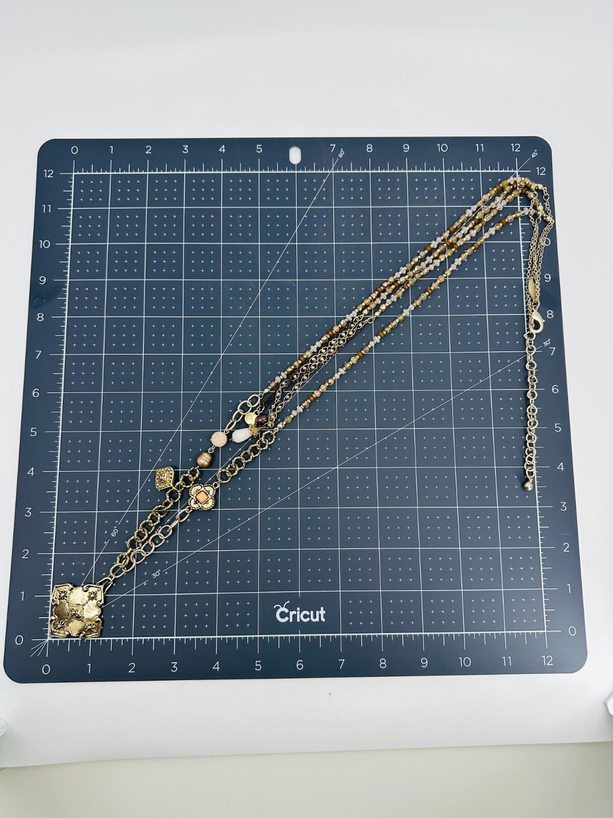 Chicos Necklace Layered Multi Strand Medallion St… - image 8