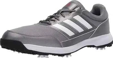 Adidas Tech Response 2.0 Iron White Scarlet Wide Width Golf Shoes EE9420 Mens