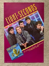 Original 1986 Eight Seconds Almacantar Promo Synth Pop New Wave Poster 24" x 36"
