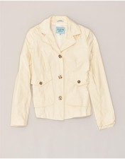 Guess By Marciano Womens 3 Button Blazer Jacket It 40 Small Beige Qn14