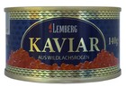 140g Buckel Lachs Kaviar Fisch Rogen Wildfang USA Alaska Lemberg Koscher Salmon