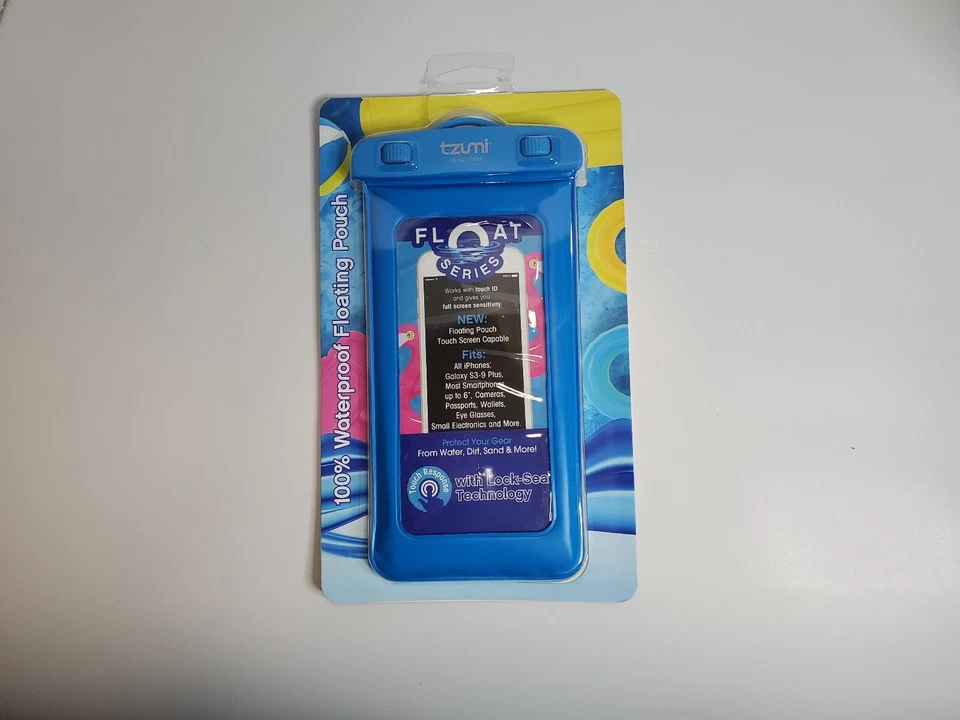 Funda flotante 100 % impermeable para teléfono celular Tzumi Aqua Pocket Touch - Envío y devolución gratuitos Foto 3 de 4
