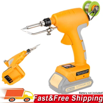 JHJQZCYG Portable Solder Iron Gun Fast Welding Tools Cordless For Dewalt Li-ion Battery