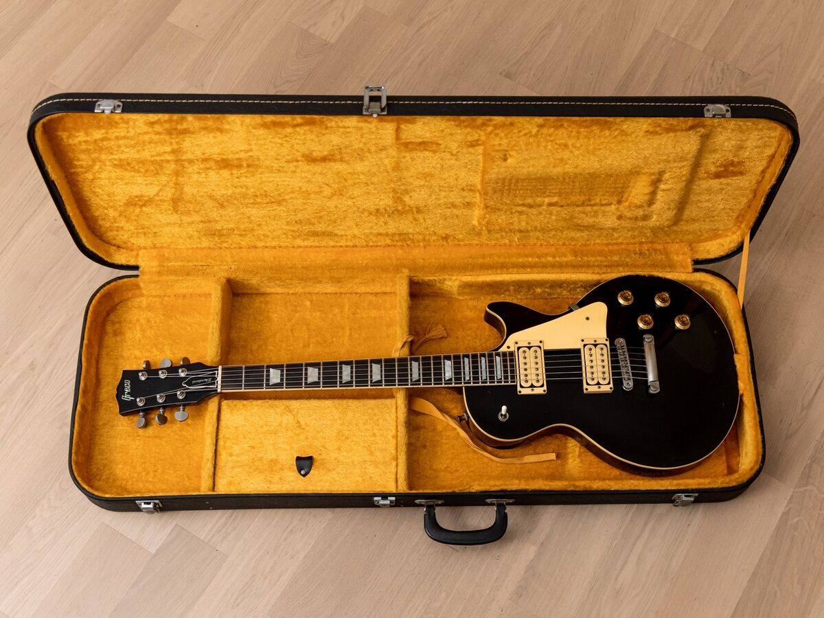 1978 Greco EG800 Standard Vintage Electric Guitar Ebony, 100% Original w/  Case,