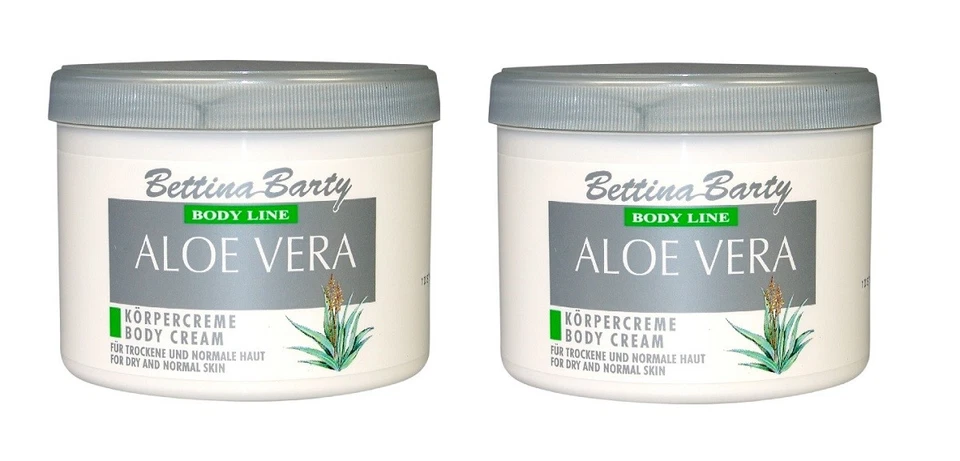 Bettina Barty Aloe Vera Body Cream 2 x 500ml Sparpack OVP