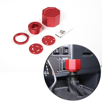 Red Alloy Transfer Box Diff Lock Gear Lever Knob Fits Ineos Grenadier 2022-26