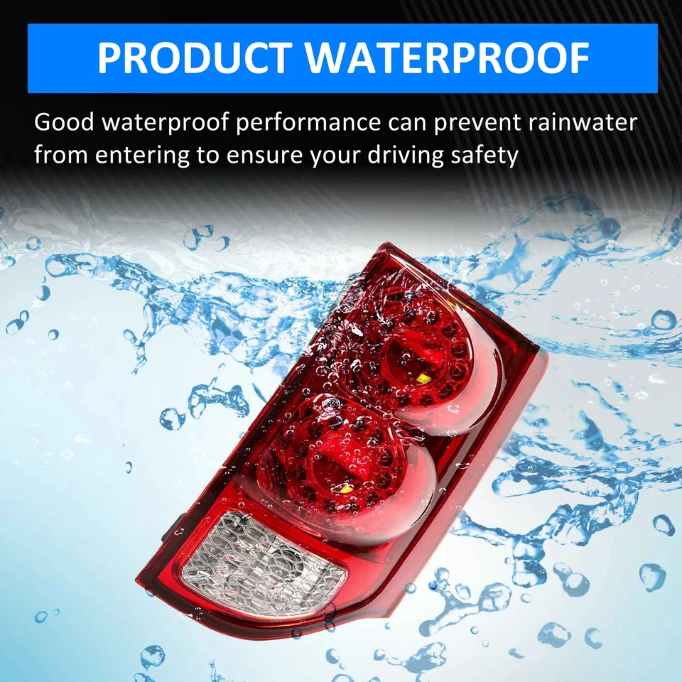 LED 尾灯制动灯乘客侧适用于 2011 - 2020 道奇 Grand Caravan — 第 3/4 张图片