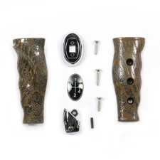 Hurst Pistol Grip Handle Restoration Kit Mopar 4 Speed, Grips, (2) Bezels, Lens