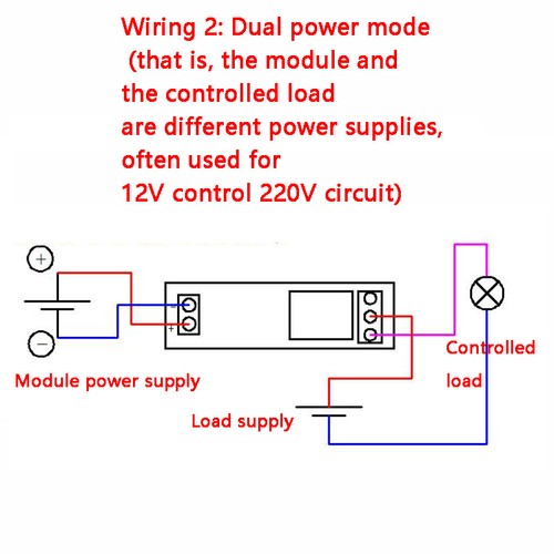 Delay Einstellbarer Timer Relais Schalter Modul 0~200 Sekunden mit NE555 5-24V - Bild 6 von 8