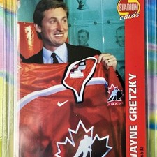 Wayne Gretzky Team Canada  Rare Hockey Card  2001 Stadion World Stars #159