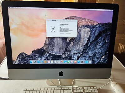 Apple iMac 21.5'' Late 2013 i7 3.1GHz 8GB RAM 1TB HDD A1418 Mac OS X Yosemite