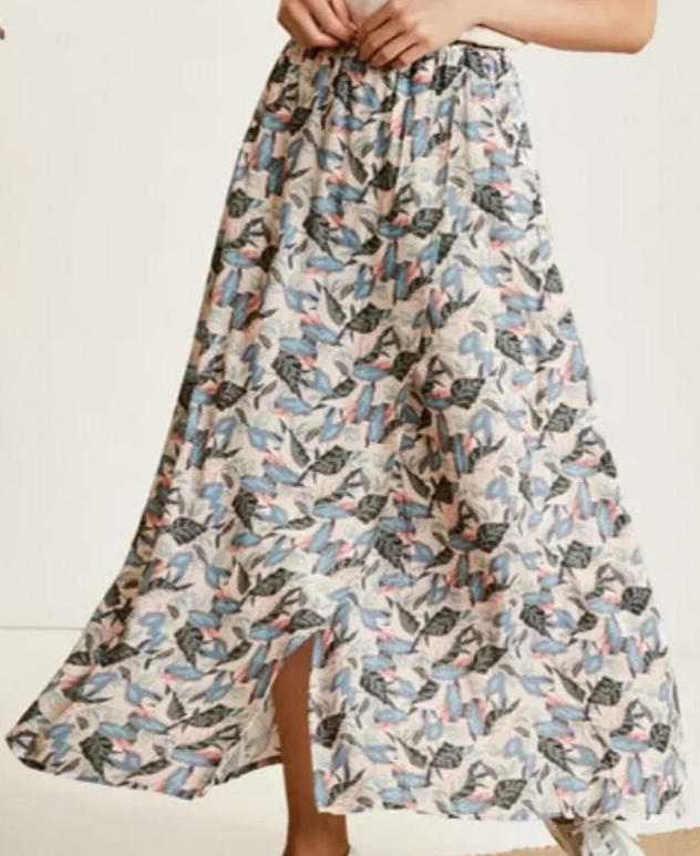 Suncoo Pocket Wrap Skirt Crepe Paris Faustine Size 8 Uk BNWT RRP €116 Multi