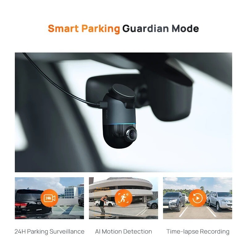 70mai Dash Cam X200 Omni 360° Full View Camera Car DVR Built