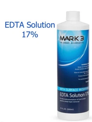 MARK3 2x Mark 3 Surface Modifiers EDTA Solution 17% Dental Use for Root Canal - 500ml