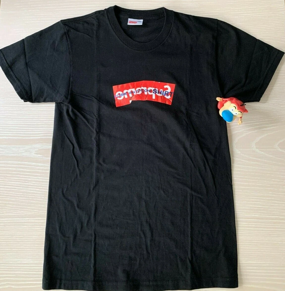 T shirt Supreme CDG boîte noire logo M 2017 Yeezy SB Born Raised Travis Golf SB