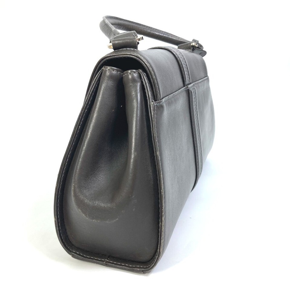 LOEWE Anagram Bag Shoulder Bag Shoulder Handbag Leather Women s Brown