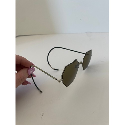 Antique 20s hexagon sunglasses green lens Willson unisex vintage eyewear - Picture 5 of 6