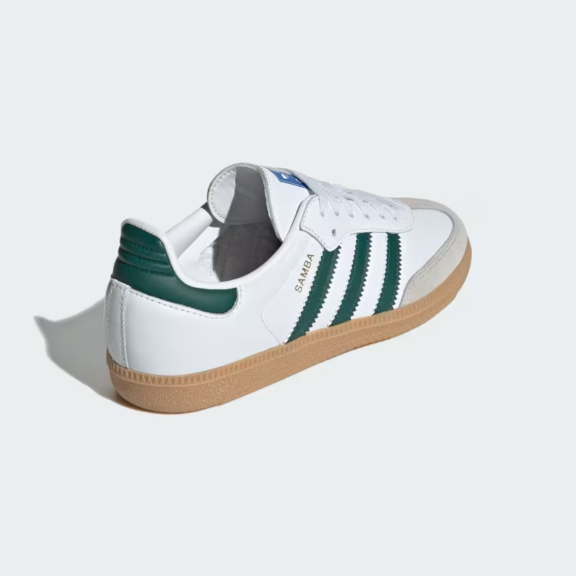 ADIDAS Samba OG Big Kid 'White Collegiate Green Gum' IE1331 | eBay