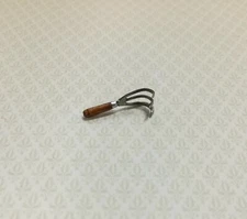 Dollhouse Miniature Hand Cultivator Sir Thomas Thumb 1:12 Scale Garden Tool Rake