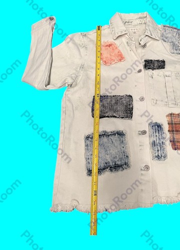 NEW POL SHIRT JACKET Jeans Women Size M - Picture 7 of 10