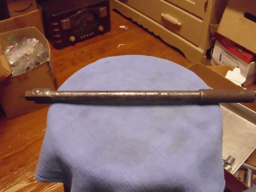 Vintage 1930s-1950s Husky H3182 Breaker Bar, 1/2" Drive, 15", Made in USA! - Picture 2 of 11