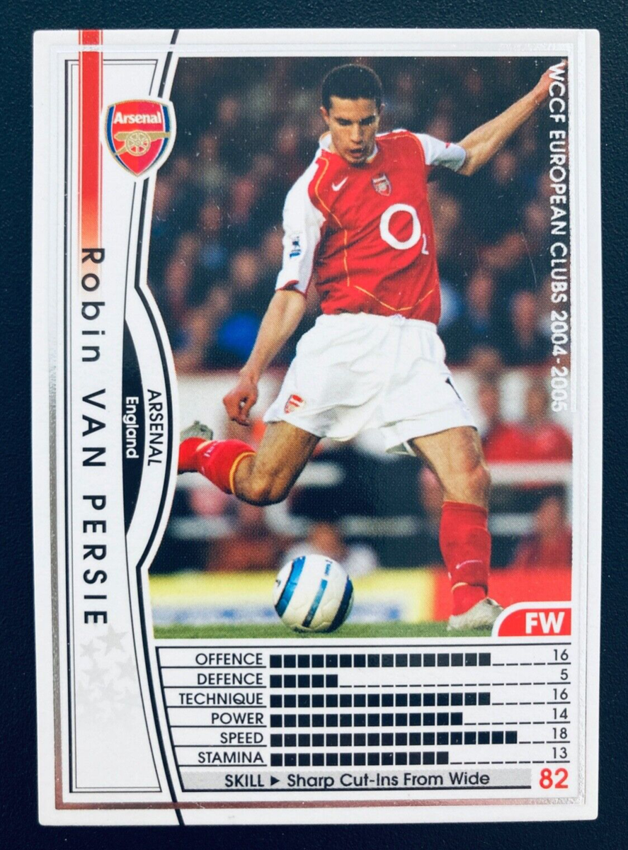 WCCF  2004～2005 2004-05 Panini SEGA WCCF European Clubs Extra Robin Van Persie