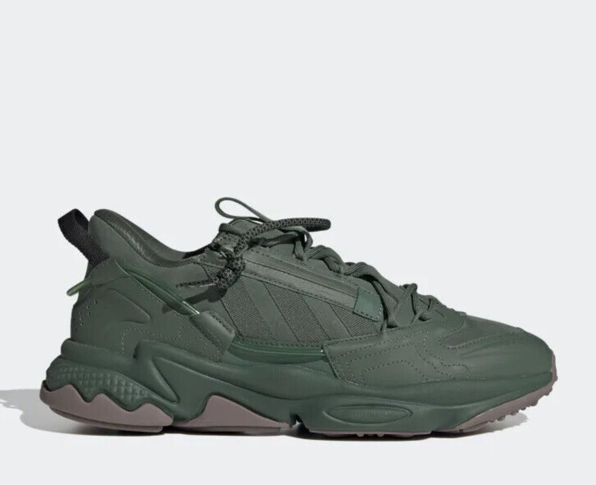 NEW Adidas Ozweego Pure/Zip Men Athletic Shoes, Green Oxide NEW Adidas Ozweego Pure/Zip Men Athletic Shoes, Green Oxide