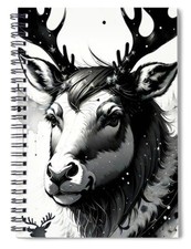 Reindeer Pride Spiral Notebook Blank Notebook Lined Journal 8 X 6 Notebook