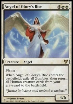 1x ANGEL OF GLORY'S RISE - Avacyn Restored - MTG - NM - Magic the Gathering