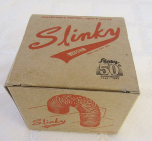 Slinky-original box - 50th Anniversary -James Indus.Co.