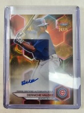 2023 Bowman's Best #B23-DV Derniche Valdez Auto Gold Lava Refractor /75