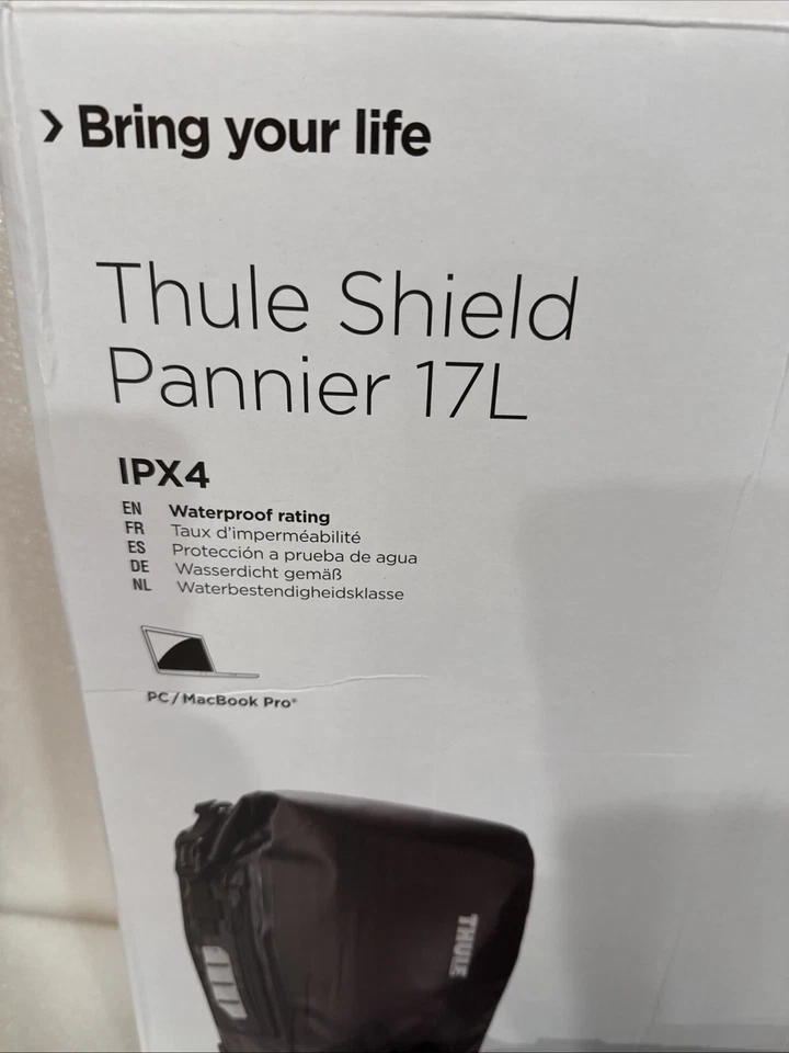 THULE BIKE SHIELD PANNIER - 17L Negro - BOLSA BICICLETA NUEVA Foto 3 de 4