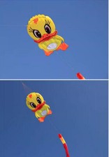 2025 New 3D software kite / flying small yellow duck / cartoon kite