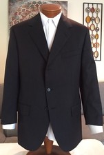 Stunning Faconnable Mens Gray Wool 3 Btn Blazer Italy Sz 42 R MINT