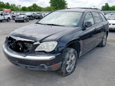 Passenger Right Quarter Glass Black Moulding Fits 07-08 PACIFICA 184140