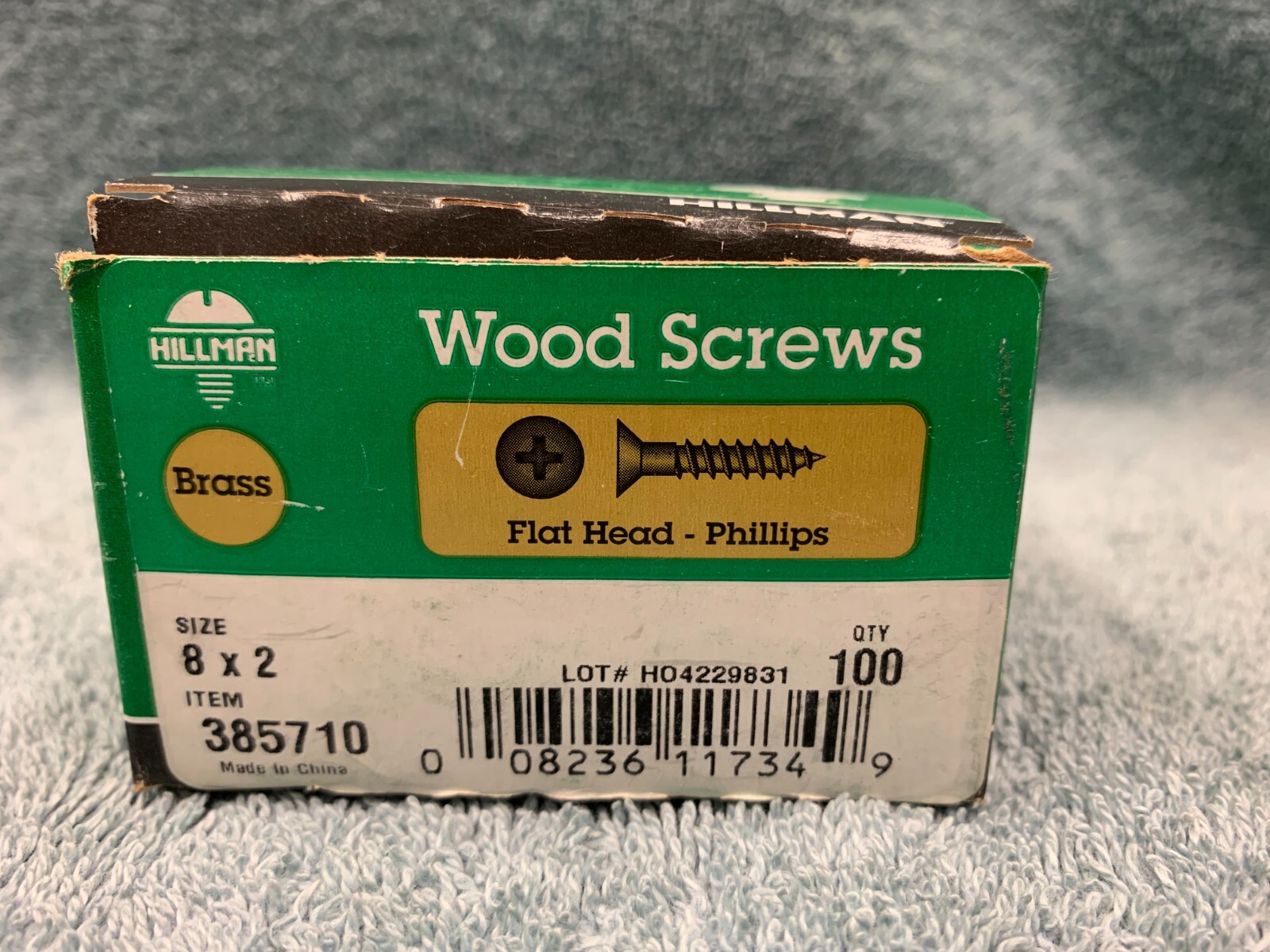 Hillman SOLID BRASS 8 X 2 in. Phillips Wood Screws 100 pk eBay