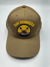 The Corps Sun Downers Logo Beige Baseball Cap One Size
