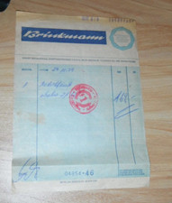 Faktura z telefonu komórkowego z 1979 roku