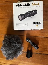 Rode Video Mic Me-L - Directional Mic for Apple iOS 6-11 in pristine condition