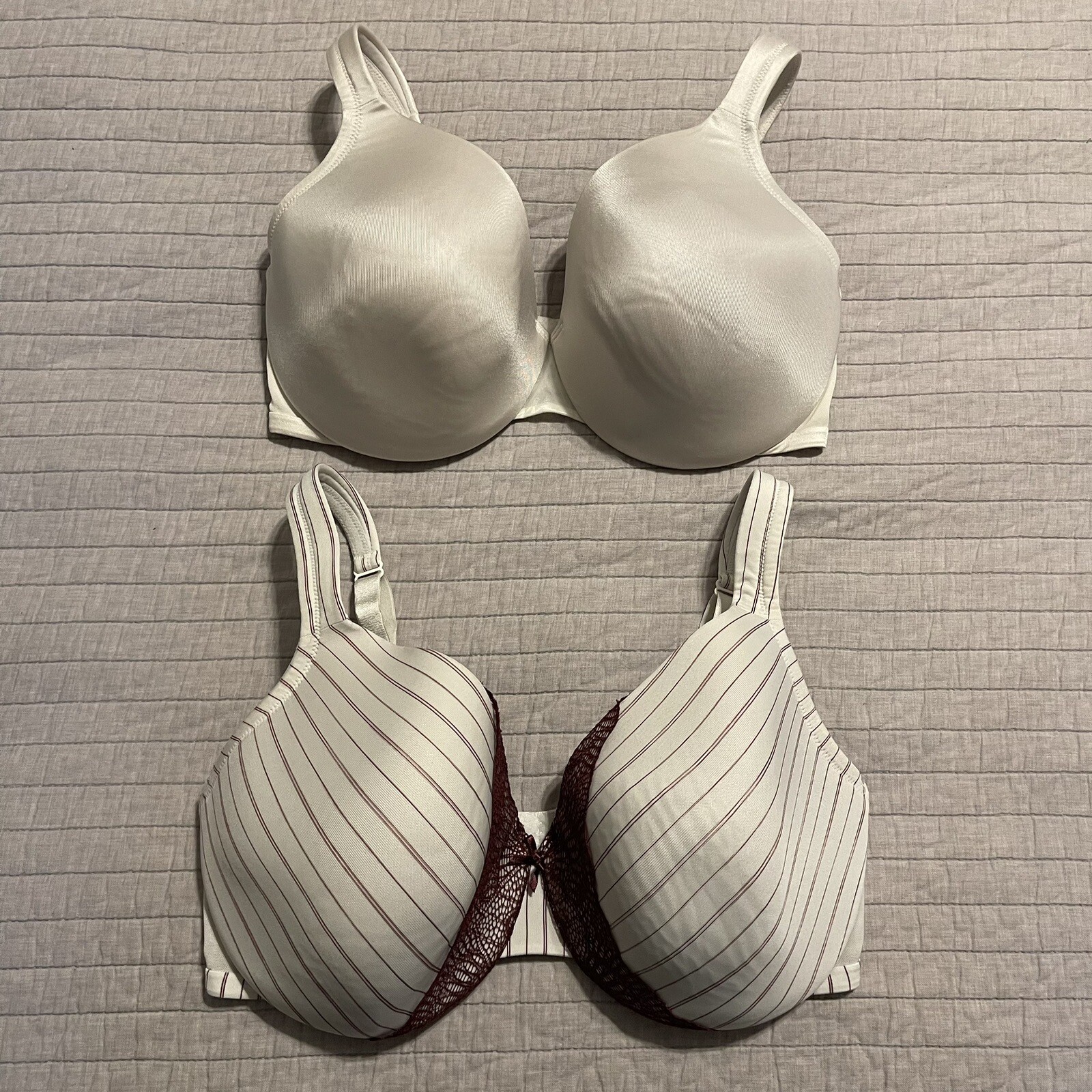 Cacique Full Coverage Lightly Lined Bra 38DDD Lot… - image 1