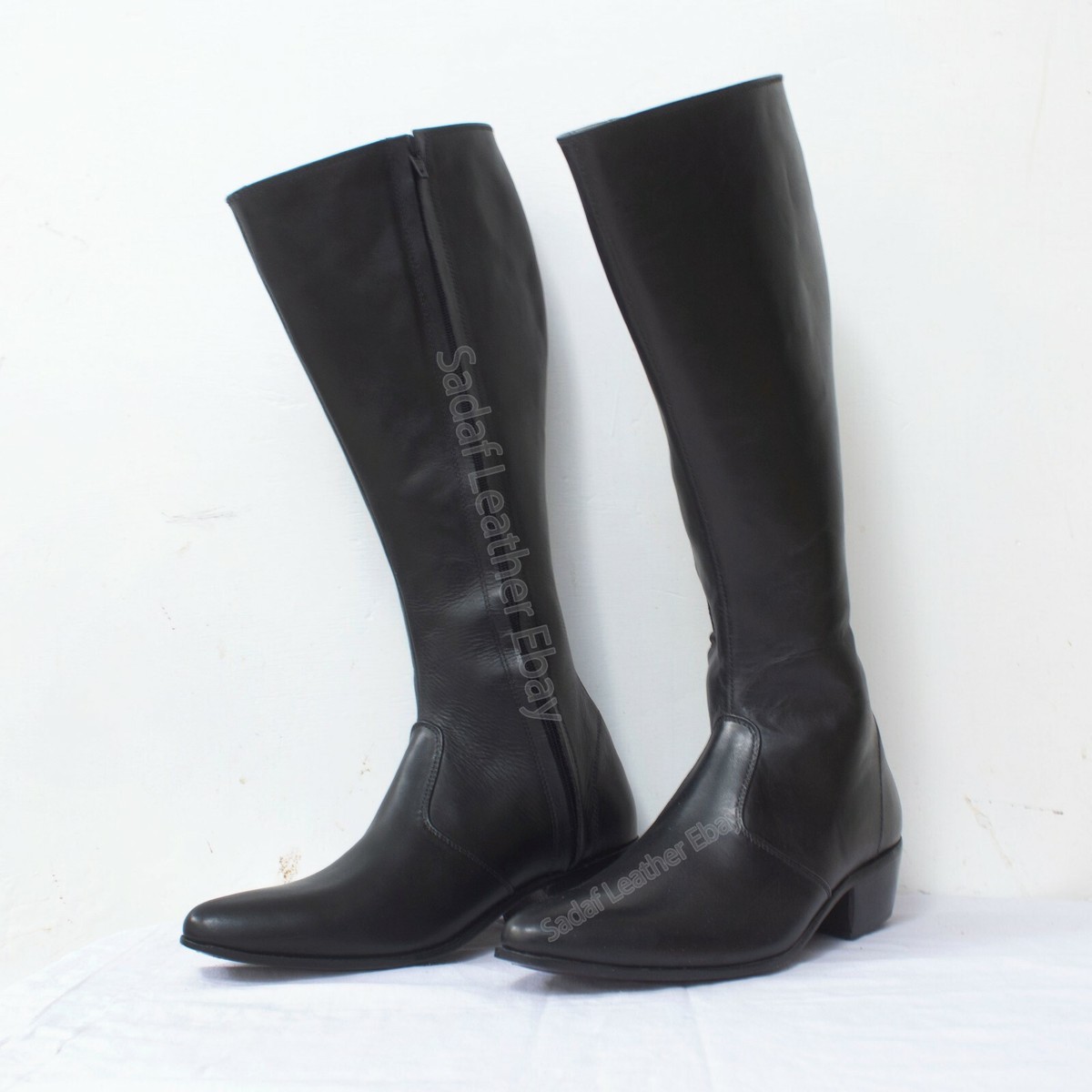 Star Trek Cosplay Women Real leather Long Boots High Shaft Boots