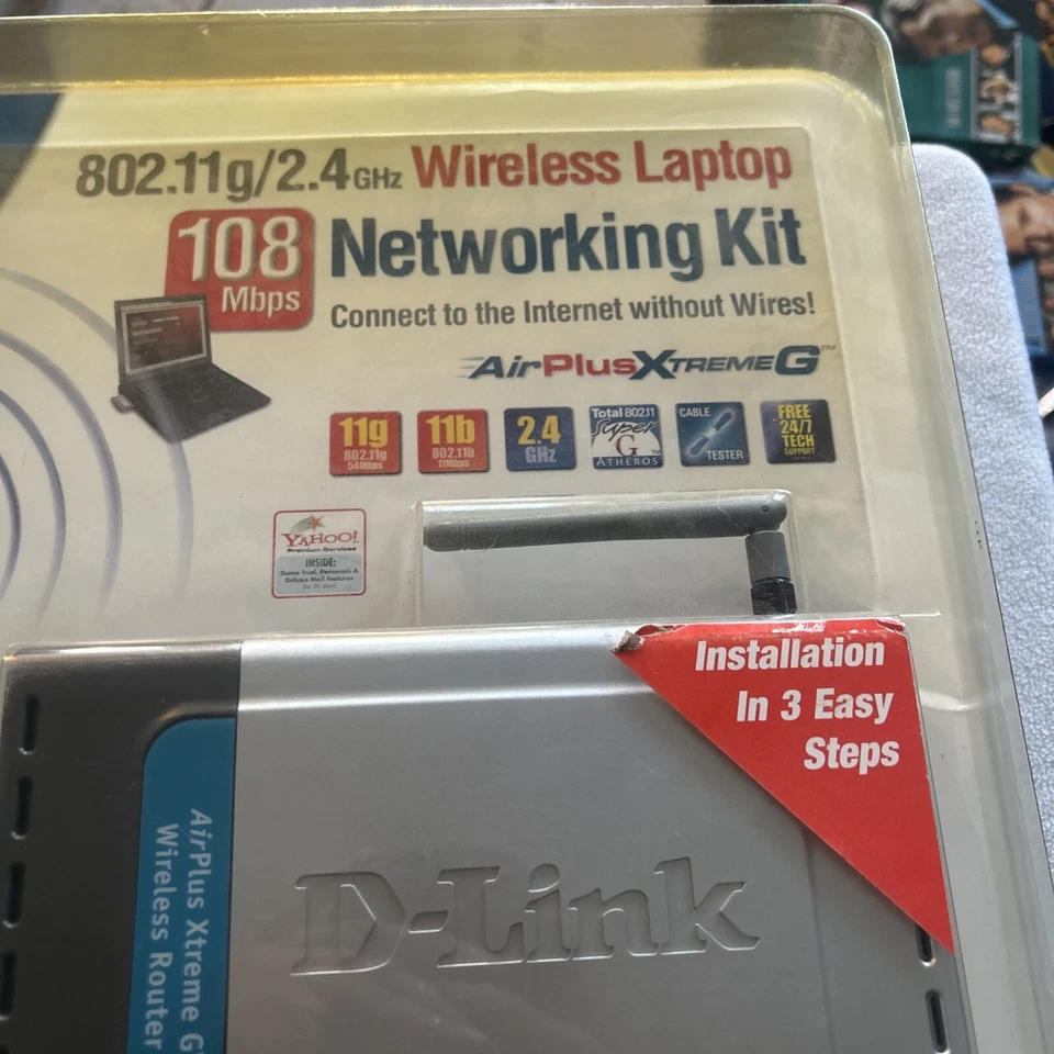 D-Link AirPlus G Wireless Networking Kit Router and USB Adapter DWL-925 - Image 4 of 4