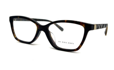 NEW BURBERRY B 2221-F 3002 DARK HAVANA AUTHENTIC EYEGLASSES 53 - 17
