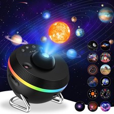 Galaxy Projector, 13 in 1 Star Projector Planetarium with Dynamic HD Black