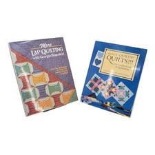 Quilts Quilts Quilts Guide and More Lap Quilting Book Bundle Lot of 2