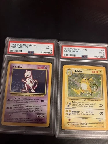 New ListingRaichu & Mewtwo Bundle