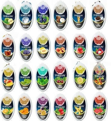 100 Aromakapseln Zigaretten Filter Klick Kapsel Perlen Kugeln mit Stäbchen