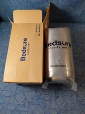 Bedsure Comfy Pet Blanket Grey Color Size 60X80 New In Box