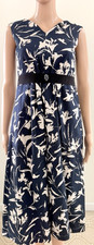 S  Max Mara Dress A Line Dress Navy  Ivory Size No Size Tag Might be XS/S 